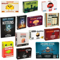 Exploding Kittens Good vs Evil 55 Cards Elevate with New Characters Family Games for Kids and Adults Funny Card Games Board Game