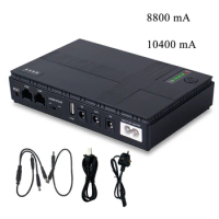 8800/10400mAh Uninterruptible Power Supply 5V 9V 12V Mini UPS Battery Backup