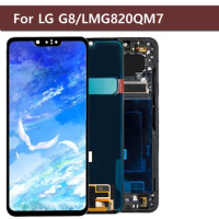 For LG G8 LCD LCD display Touch Screen Digitizer assembly LMG820QM7 G820UMB LMG820UM0 G820 With Frame For LG G8 LCD