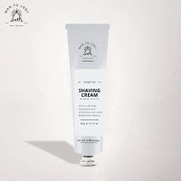 MANTOLOGY Shave Shaving Cream Sensitive with Oat Kernel & Green Tea / Krim Cukur