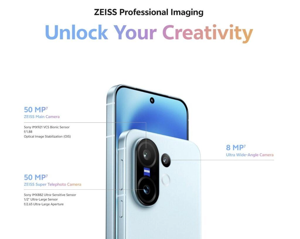 Vivo X200 FE が Dimensity 9300+ と ZEISS カメラを搭載して759米ドル