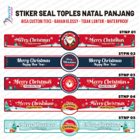 [mp43] 18PCS Seal Toples Natal Stiker Box Kemasan Hampers Natal Stiker Segel Toples Christmas Sticke