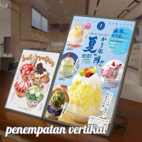 LED Table A4 Stand Light Box/ Light Box Menu /Daftar Menu/Slim Light Box/ Light Box Table Menu Displ