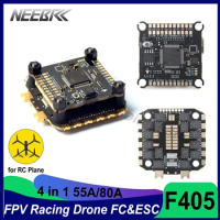 F405 FC Flight Controller Stack 3-6S BLS-55A 60A BLHELIS 80A 4 in 1 ESC for FPV Racing Drone Freestyle DIY RC Plane 7/8/10inch