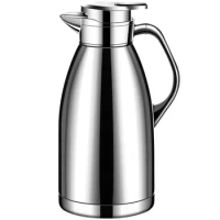 2.3L Insulated Kettle Stainless Steel Liner 316 Stainless Steel Insulated Vacuum Flask Pot Keeping Hot Household Water Container