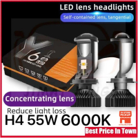 New Popularity Y6D Car LED Car Headlight LED Mini Projector H4 LED Headlight Bulb Projector Light 60