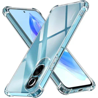 Luxury Clear Phone Case For Honor 90 Lite 90 Pro 90 Shockproof Case For Honor X8A 4G X9A X7A X6A X9 4G X8 4G X7 X6s Back Cover