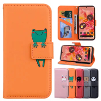 Wallet Case for Google Pixel 8 8 Pro Pixel 7 7 Pro 7A Pixel 6 6 Pro 6A 3A 4A 5A Cartoon Animals PU Leather Card Slots Flip Cover