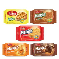 Camilan Roma Biskuit Malkist Krim Sweet Cheese, Crackers, Abon Gurih, Cokelat Kelapa, Belgian Coklat