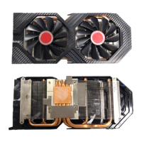 Original for XFX RX 580 2304 RX 584 RX 588 RX 570 Graphics Video Card Cooler Graphics card backplane