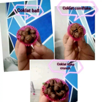 kuih raya coklat ball,coklat cornflake,coklat koko crunch Chocolate