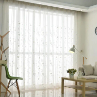 2026 New Window Screen Curtain Fabric Picture White Linen Jacquard Curtain Fabric Shaoxing Keqiao Cu