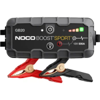 NOCO Boost Sport GB20 500 Amp 12-Volt UltraSafe Lithium Jump Starter Box, Car Battery Booster Pack, Portable Power Bank Charger