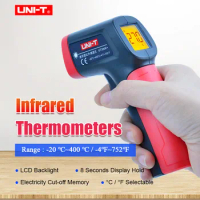 UNI-T UT300A+ MINI Infrared Thermometer Measure -20-400C Non-Contact Fast Test Industrial Digital Meter Temperature