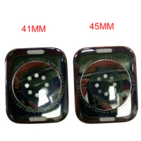 New Original Back Glass For Apple Watch SERIES 8 7 41MM 45MM Rear Door Battery Cover Aluminum Ceramic Case Replacement