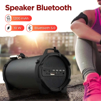 MALAKU MALL Smalody Speaker Bluetooth Portable Boombox Outdoor FM Radio 10W - SL-10