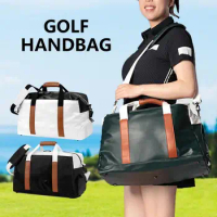 Handbag Golf Clothing Shoes Bag Golf Debris Bag Large Capacity with Compartment Shoe Area Golf Shoes Storage Bag golf accessory