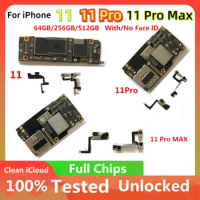 For iPhone 11/11 Pro /11 Pro max 64GB/128GB/256GB Motherboard without &amp; with Face ID Logic board No ID Account plate Full chips