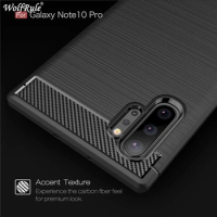 Case For Samsung Galaxy Note 10 Plus Case Shockproof Bumper Carbon Fiber Cover For Samsung Note 10 Plus Phone Case Note 10 Plus