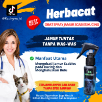 Obat Jamur Kucing Spray Herbacat Ampuh dan Aman Untuk Kucing