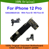 Free iCloud Mainboard for iPhone 12 Pro Original Motherboard With Face ID 128g 256g 512g Unlocked Logic Board Support Update