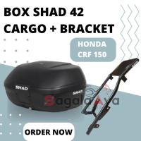 Promo Paket Box SHAD 42 SH 42 dan Bracket SHAD HONDA CRF150