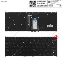 US Laptop Keyboard for Acer Swift SF114-32 16M23LHC02 Silver /Black /White Laptop Keyboard Backlit