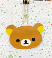 【震撼精品百貨】Rilakkuma San-X 拉拉熊懶懶熊~拉拉熊造型票夾零錢包-哥哥(附繩)#11076