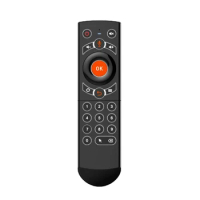 G21 Pro Voice Remote Control 2.4G Wireless Keyboard Air Mouse with IR Learning Gyroscope for Android TV Box(Orange)