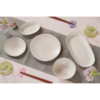 日本製造 美濃燒 文山窯圓點造型陶瓷餐具 Spray 餐盤 陶瓷碗 沙拉碗 點心碗 魚盤 蛋糕盤 麵包盤 - 現貨 文山窯 日本製 美濃燒 餐盤 盤子 碗 陶瓷碗 陶瓷盤 日本 代購 熱銷商品 JAP