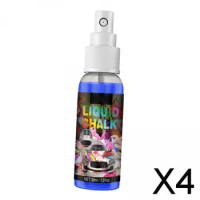 2-4pack Graffiti Chalk Spray Paint Painting Washable for Concrete DIY Drawing