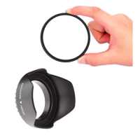 2 in 1 set UV Filter lens hood for Nikon Coolpix P900 P900s P950 Digital Camera