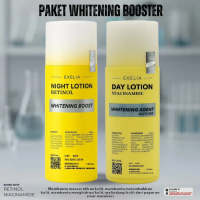 EXELIA - 2 PCS WHITENING BOOSTER ( Night Lotion Kuning & Day Lotion Kuning )