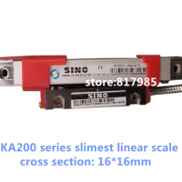 Sino slimest KA200 linear glass scale 16*16mm cross section 1micron linear encoder