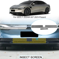 2pcs Car Insect-proof Air Inlet Protection Cover Insert Vent Racing Grill Filter Net Accessories For GEELY ZEEKR 007 2023-2025