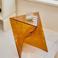 Transparent Geometric Minimalist Tea Tables Modern Nordic Furniture Sofa Side Table Bedroom Corner Tables Decoration Living Room