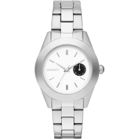 【DKNY】摩登爵士雅痞時尚手錶-銀/36mm 新年 禮物 推薦(NY2130)