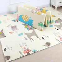Chiếu xốp XPE 2mặt chống trơn trượt cho bé. Khổ 1m8x2m gấp gọn tiện lợi