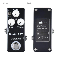 Mosky Black Rat Distortion Mini Guitar Effect Pedal