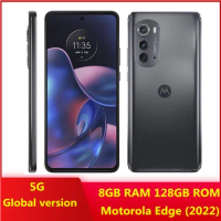 Unlocked Motorola Edge (2022) XT2205 Refurbished Original 5G LET NFC Phone 6GB 128GB 6.6 inches 50MP 6000mAh Cellphone