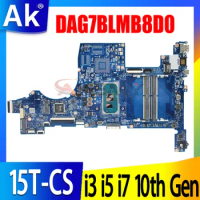 Shenzhen DAG7BLMB8D0 For HP Pavilion 15T-CS 15-CS Laptop Motherboard With i3-1005G1 i5-1035G4 i7-1065G7 CPU UMA L67287-601 100%