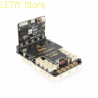 Microbit Expansion Board Motor Drive Board 2-way Motor Control Integrated Battery Compatible with Lego Building Blocks
