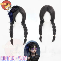 Identity V Hidden Cosplay Wig Game Identity V Toy Merchant Wig Hidden Cosplay Pigtails Black Wig