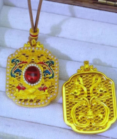 Vàng Court Pendant Trang trí thời trang