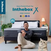 INTHEBOX X Kasur Springbed [Matras Only] Free Bantal 180 x 200 PUTIH Jawa