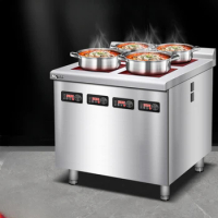 Induction cooker, commercial Spicy Hot Pot special stove, multi head intelligent electric pottery stove, four eyes, four eyes