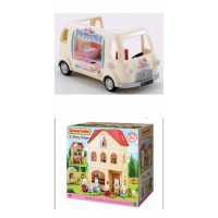 特價組合 冰淇淋車+森林家族 Sylvanian Families 歐版 3 story house三層豪華別墅組