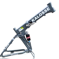 Kalosse-Aluminum Alloy Mountain Bicycle Frame, Soft Tail, Travel Bike, 26x11, 165mm