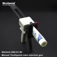 Injection Gun For Toothpaste Tube AB Glue Sealant Hand Cream Cleanser Manual Extruder Araldite Epoxy Adhesive Easy Squeeze Tool