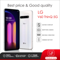 LG V60 ThinQ 5G Original Unlocked Single Sim 8GB RAM+128/256GB Octa-core 64MP 6.8'' 5000mAh Android 10 NFC FM QC4 Smartphone